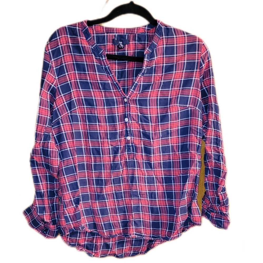Gap half button down